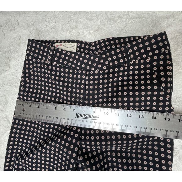 Maison Common Munich Women's Size 34 Casual Ankle Trousers Pants Floral Pattern - Picture 8 of 10